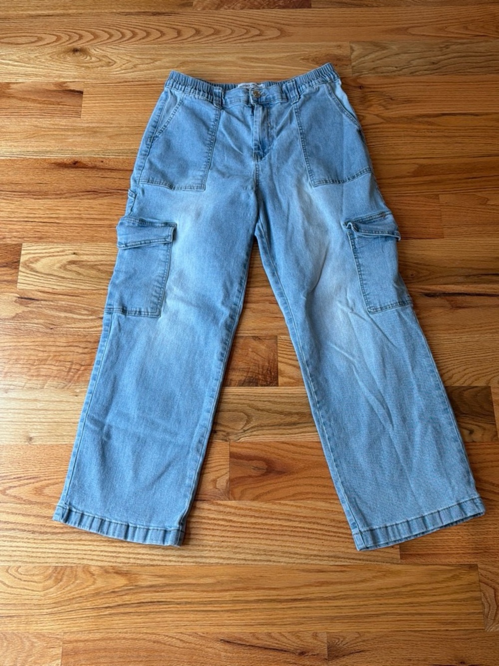 Light Blue Cargo Jeans